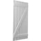 Ekena Millwork Americraft 6-Board (2 Batten) Wood Spaced Board-n-Batten Shutters w/ Z-Bar, ARW102SB623X77PRH ARW102SB623X77PRH - alternate 6